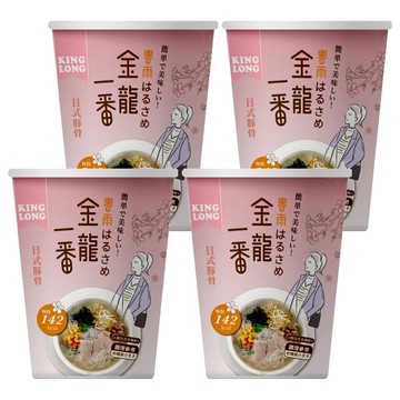 金龍一番 冬粉 日式豚骨  4入