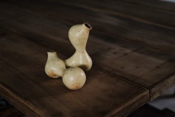 花器 l 奶油釉 l 細胞花瓶 擺飾