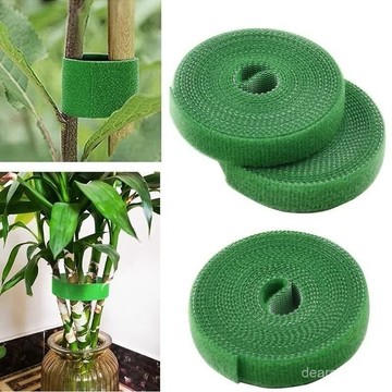 ⚡夏季上新⚡【多種規格】綠植紮帶捆綁魔術貼綠色粘扣帶不傷植物支撐固定熱植綁帶植物捆綁 S2B9