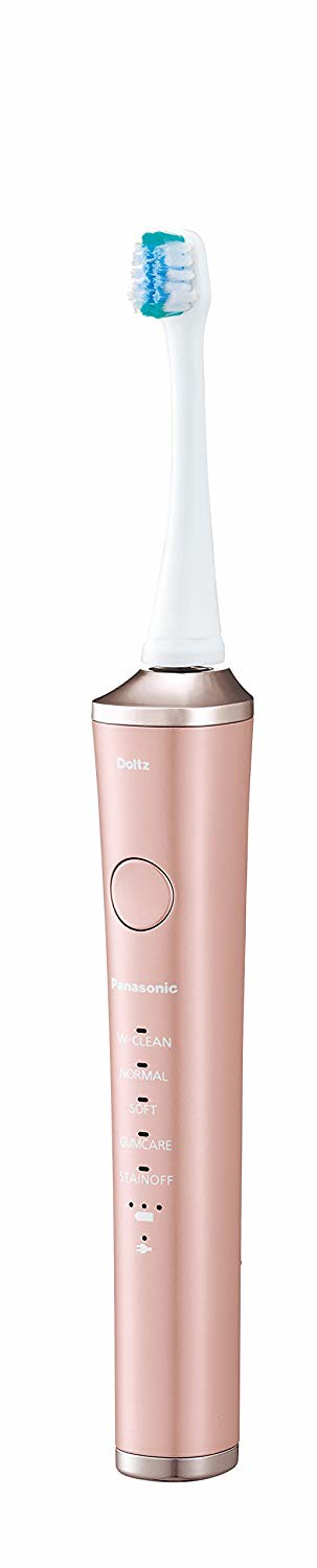 Panasonic【日本代購】 松下 聲波振動牙刷 電動牙刷EW-DP51 - 粉