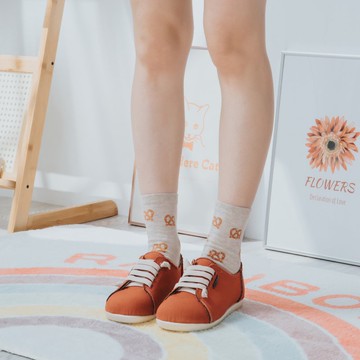 【寬腳友善】MIT舒適饅頭鞋。布類。焙橘2703