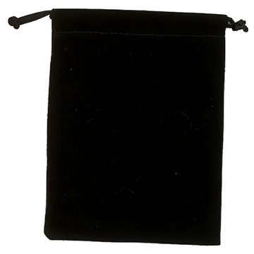 絨布束口袋 12 x 9cm 黑色 飾品收納袋 禮品包裝袋  100個