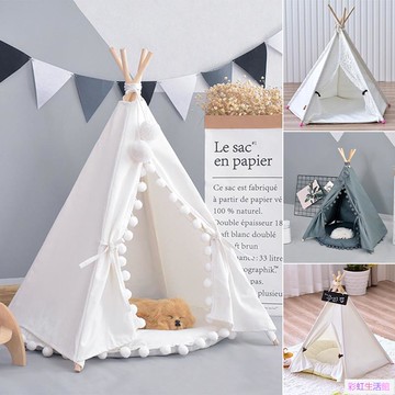 可拆洗貓咪帳篷 寵物帳篷 貓窩 寵物窩 狗窩 貓咪睡窩 貓帳篷 加厚帆布狗帳篷 帳篷狗窩