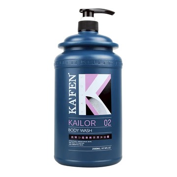 KA'FEN 卡氛 凱樂沙龍專業保濕沐浴乳 - 有效去除頭皮殘留髒汙與多餘油脂  2L  1瓶