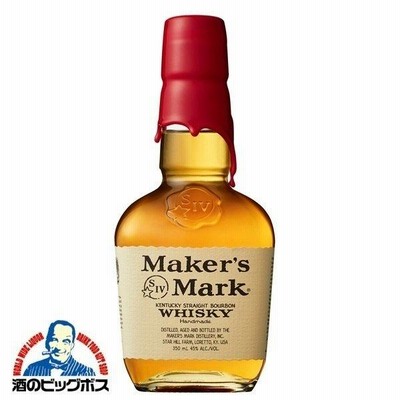 ウイスキー whisky バーボン サントリー メーカーズ マーク レッドトップ 45度 350ml×1本 正規品