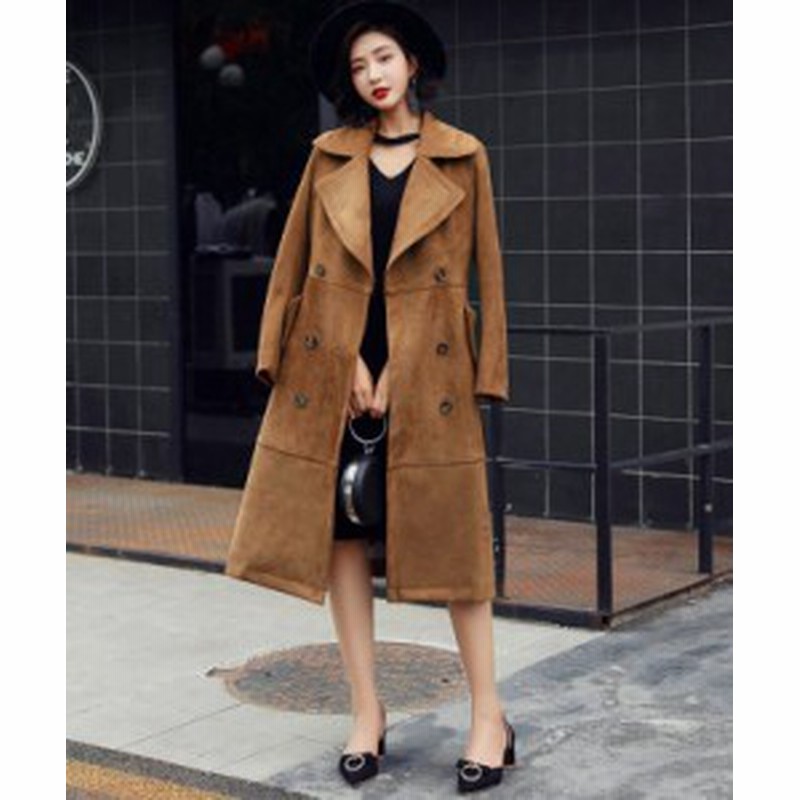 ムートンコート ライダース ロング丈 襟付き ウエスト絞り Aライン 細身 オシャレ クール 大人可愛い お出掛け 通勤 デート 秋冬 通販 Lineポイント最大10 0 Get Lineショッピング