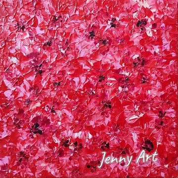 【聖誕紅】系列 無框畫 抽象畫 畫作 掛畫 居家擺設 居家生活