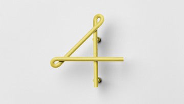 NakNak┃WIRE NUMBER 數字門牌 4 - 綠