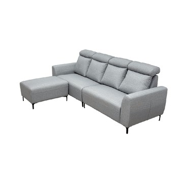 【UHO】WF-F9型L型貓抓皮沙發(運費另計)221藍