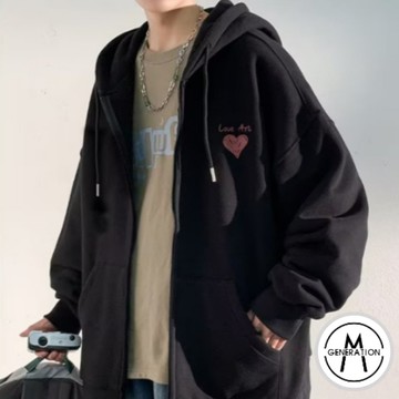 【M世代】大尺碼 長袖外套 連帽外套 男生外套 連帽 外套男連帽外套情侶衛衣 男外套BCKS04