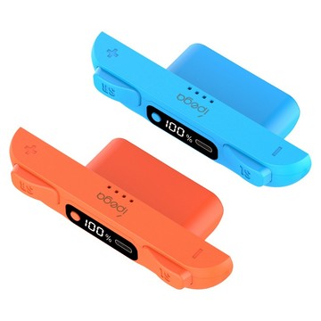 ipega 派鯊魚 背夾電池包2件組 Switch 2 手把專用  橙色 + 藍色  1套  PG-SW2115