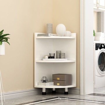 墻角置物架 客廳邊角櫃置物架衛生間角落櫃臥室墻角櫃廚房轉角收納三角拐角櫃-快速出貨