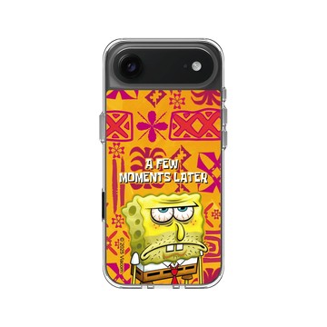 iPhone Air Clear Case（相機按鈕） 透明 - 海綿寶寶 SpongeBob - A Few Moments Later...