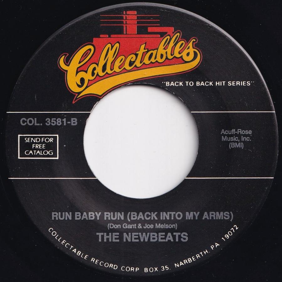 Newbeats Bread And Butter   Run Baby Run (Back Into My Arms) Collectables US COL. 3581 203927 RB RR レコード 7インチ 45