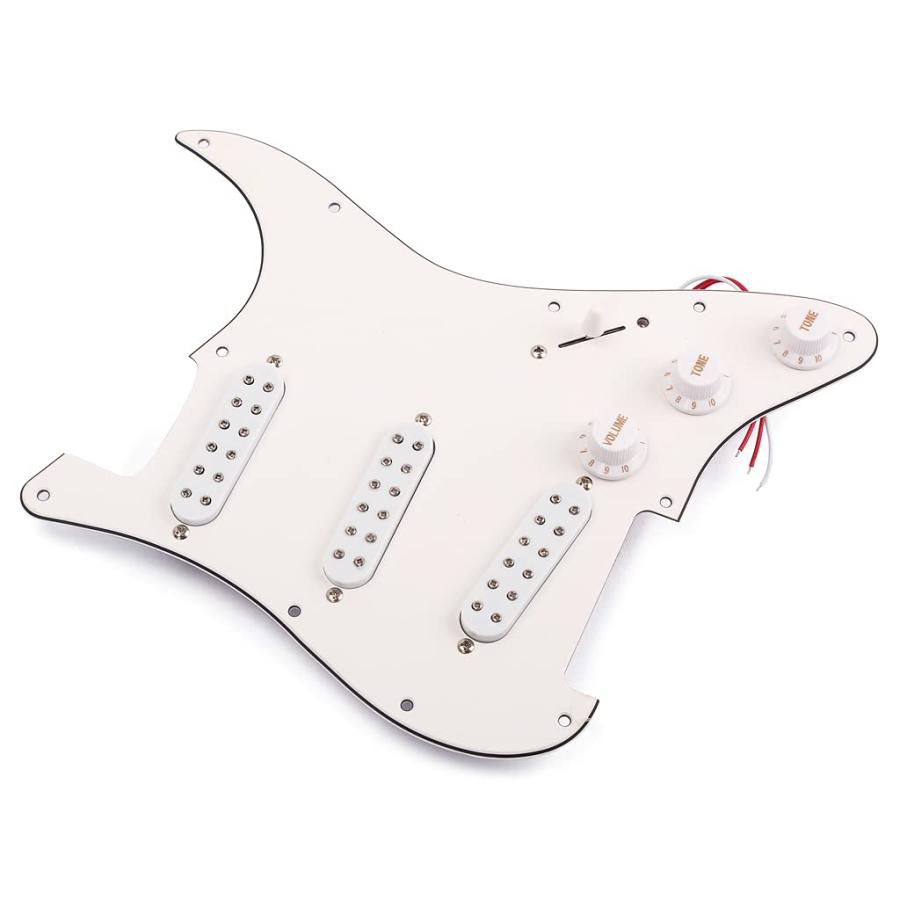 Loaded S-trat Pickguard Pickup Humbucker S-trat Pickguard Fit Fen-der S-trato-cas-ter S-tandard Modern S-tyle Loaded Pickguard Hh