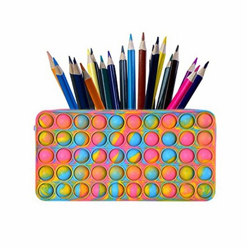 Huazontom プッシュポップ ペンケース 大容量 筆箱 韓国 かわいい 文房具 おしゃれ ペンポーチ 小学生 女の子 子供 大人用 収 通販 Lineポイント最大get Lineショッピング