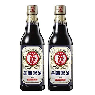 【金蘭食品】金蘭醬油 590ml 2入超值組