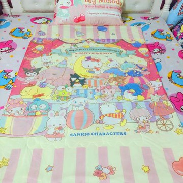 三麗O云朵玉桂狗，酷樂米，美樂蒂兒童夏季空調被凉感被