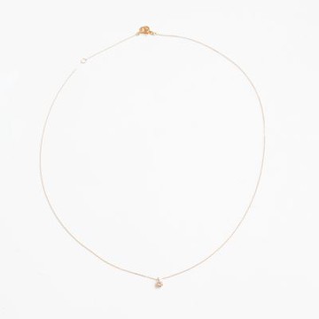 A jane 18K玫瑰金 玫光靜語 鑽石項鍊 A032410-005