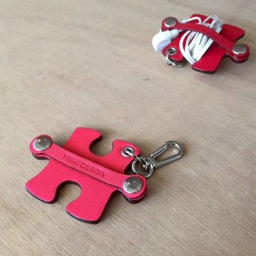 拼圖捲線器-桃紅色