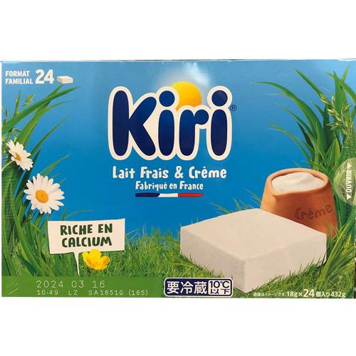 Kiri キリ クリーミーポーション 432g（24個入り）