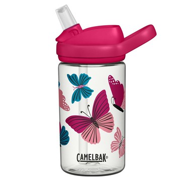 《CamelBak》400ml eddy+兒童吸管運動水瓶 彩色蝴蝶