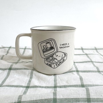 陶瓷杯（我需要一個假期）