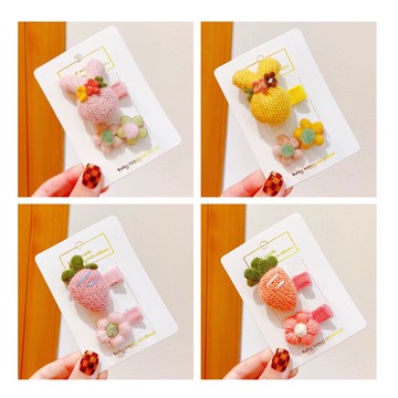 韓版可愛兒童髪夾 寶寶髮飾 [1對入]