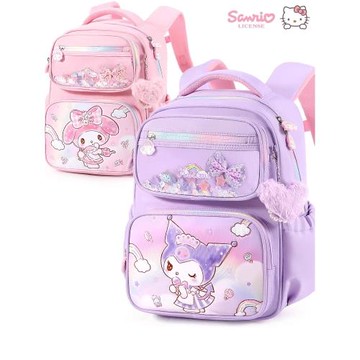 庫洛米流沙書包小學生女生1-3年級玉桂狗高顏值輕便大容量雙肩包