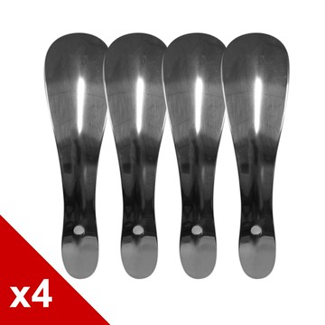 糊塗鞋匠 優質鞋材 A30 不銹鋼直柄鞋拔18cm 4支