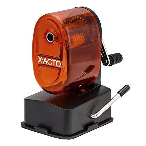 X-ACTO Bulldog Vacuum Mount Manual Pencil Sharpener, Color May Vary (1178)