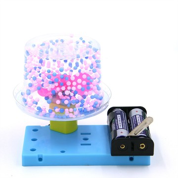 「雙成教具」科學實驗電動飛雪靜電實驗科技小製作幼兒園學生手工教具STEM材料