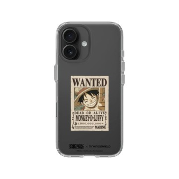 iPhone 16 Clear Case（相機按鈕） 透明 - 航海王 One Piece - 懸賞金系列-魯夫