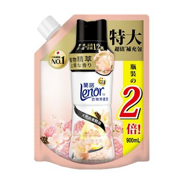 蘭諾Lenor衣物芳香豆雪松梔子花900mL