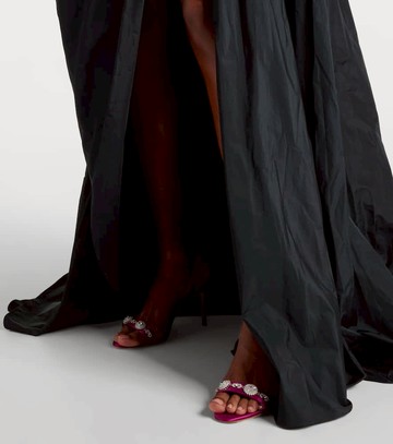 Elie Saab Bow-detail one-shoulder taffeta gown