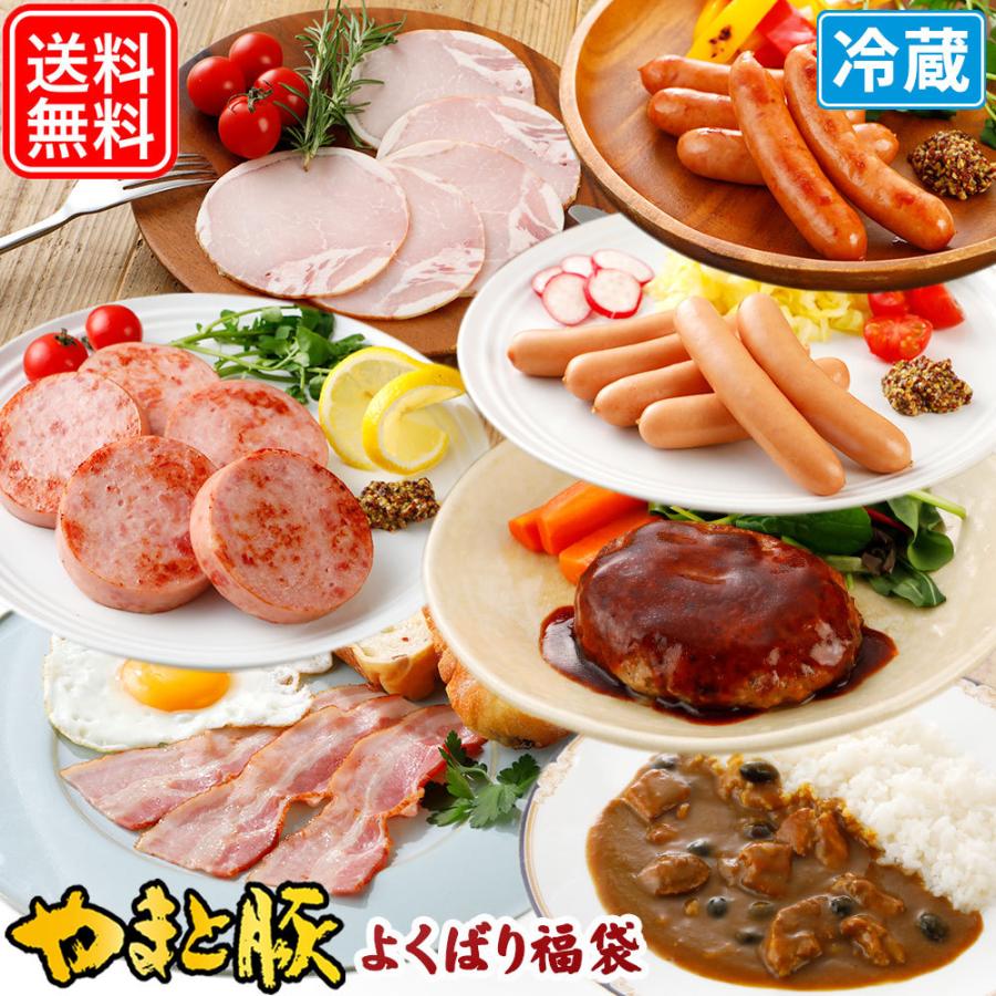 やまと豚 よくばり 福袋 NS-A [冷蔵] 送料無料 お歳暮 御歳暮 2023 肉 食品 内祝い ギフト 食べ物 ソーセージ 詰め合わせ ウインナー お取り寄せグルメ