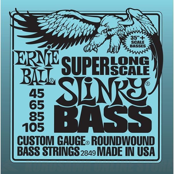 ERNIE BALL Bass Slinky Super Long Scale Electric Strings