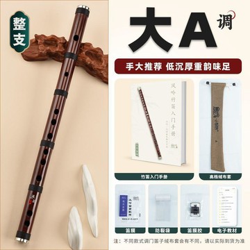 【臺灣出貨】風吟苦竹專業演奏成人學生考級短笛子小鋼炮gfed調初學入門樂器LNA