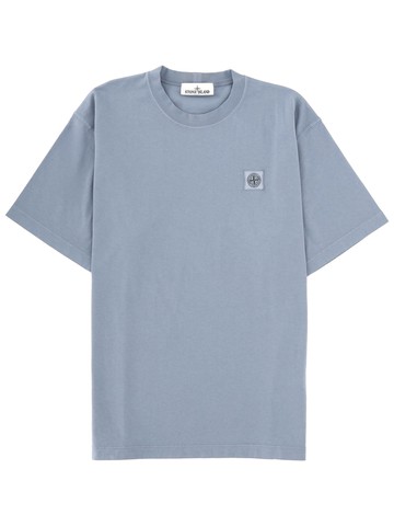 stone island t-shirt with logo patch