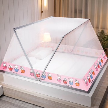 夏季蚊帳家用免安裝可折疊上拉電阻口咽宣泄墻眼1.5m宿舍新款
