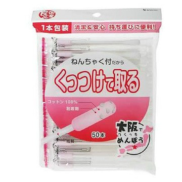 日本良品 夢幸棒粘著棉花棒50入【悅兒園婦幼生活館】