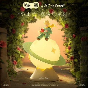 台現正品保固💛馬克圖布小王子星球燈 七夕限定男友老公禮物 床頭「浪漫」夜燈 小夜燈 告白夜燈 「刻字」服務 七夕節 禮袋