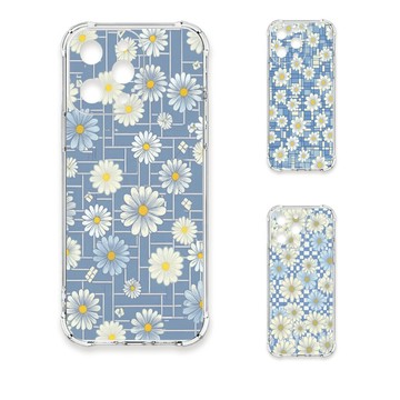 TRON iPhone 18 Pro 方格花朵 四角防摔 軟殼 手機殼