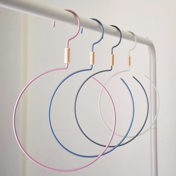 Roommate粉彩多用掛圈衣架