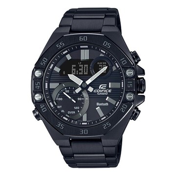 CASIO卡西歐EDIFICE ECB-10DC-1A 加入日誌計時與時區自動調整，無時無刻掌握精準時刻48.5mm｜樂天全館特惠中★指定刷卡回饋10%