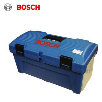 德國BOSCH 博世 24" 24吋強化塑鋼雙層工具箱 限量經典藍色 附實用雙邊螺絲零件收納盒