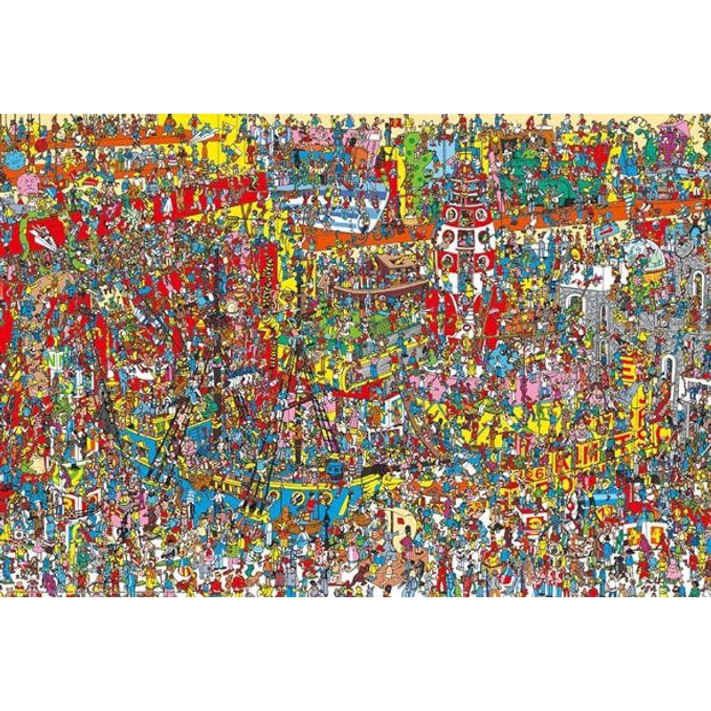 1000ピース ジグソーパズル Where's Wally? おもちゃがいっぱい(49x72cm)