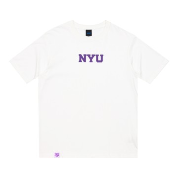 NCAA 短T 白色 紐約大學 基本款 短袖 中性 7225502800