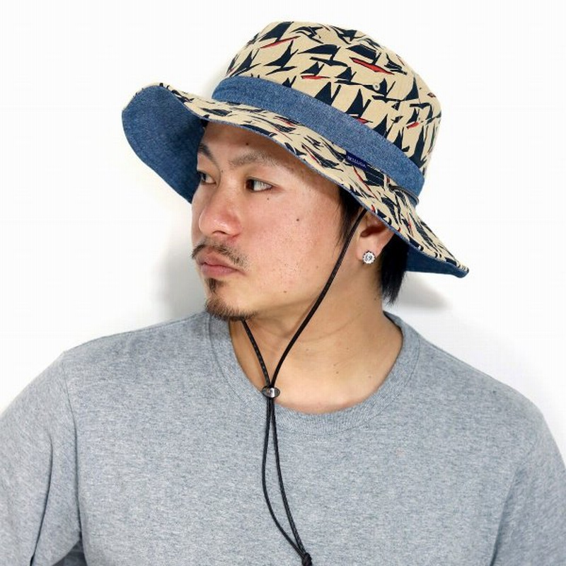 ヨット柄 ハット メンズ 春夏 バケットハット ベージュ レディース アドベンチャーハット アウトドア 日よけ帽子 レディース あご紐 Ruben 総柄 個性的 ネイビー 通販 Lineポイント最大0 5 Get Lineショッピング