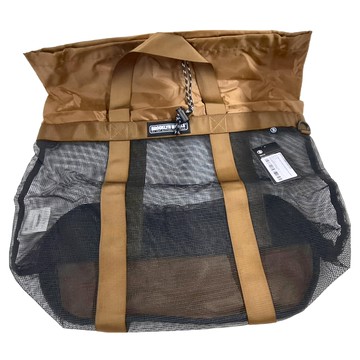 BROOKLYN WORKS 布魯克林 摺疊收納袋 S 格紋撞色滌綸面料  棕色  1個